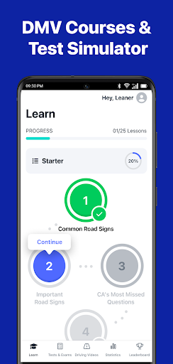 DMV Permit Practice Test 2025 screenshot