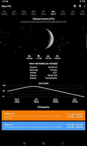 My Moon Phase Pro screenshot