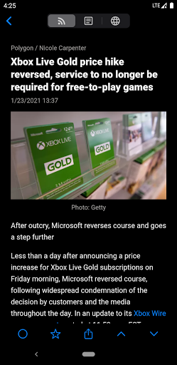 Fluent Reader Lite - RSS Clien screenshot