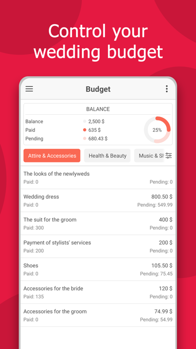 Wedding Planner by MyWed screenshot