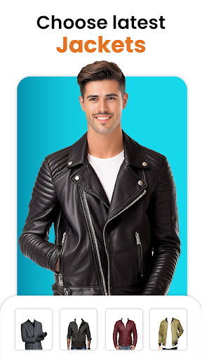 Smarty Men Jacket Photo Editor screenshot