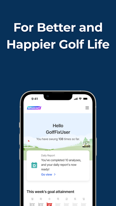 GolfFix: AI Swing Analyzer/Cam screenshot