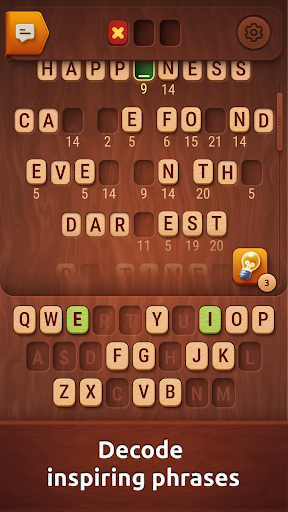 Colorwood Words - Cryptogram screenshot