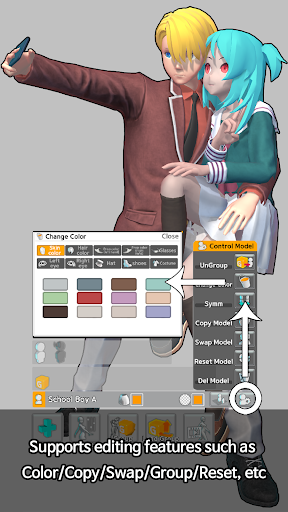 Easy Pose - 3D pose making app screenshot