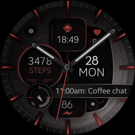 Dream 132 bronze watch face screenshot