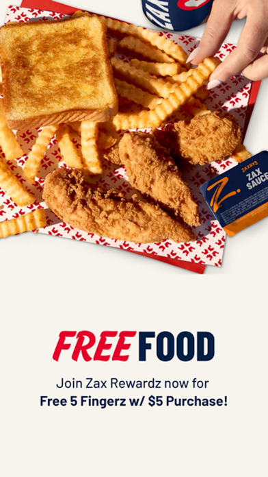 Zaxbys screenshot