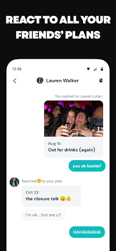 Howbout: social calendar screenshot