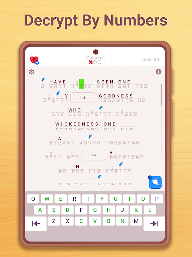 Cryptogram - Word Brain Puzzle screenshot