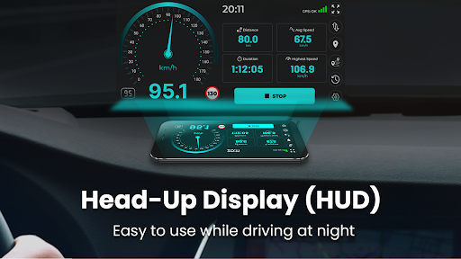 Speedometer, Odometer, HUD screenshot