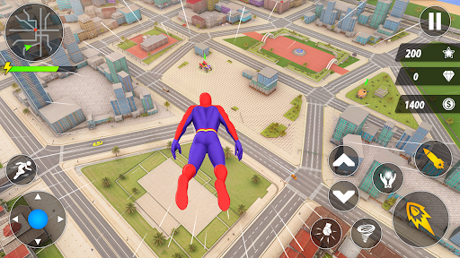 Spider Robot Hero Car Games screenshot