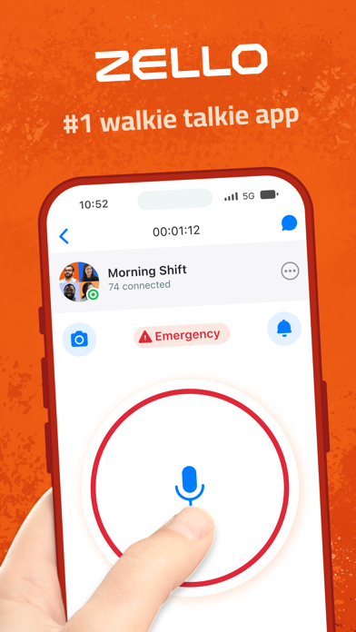 Zello PTT Walkie Talkie screenshot