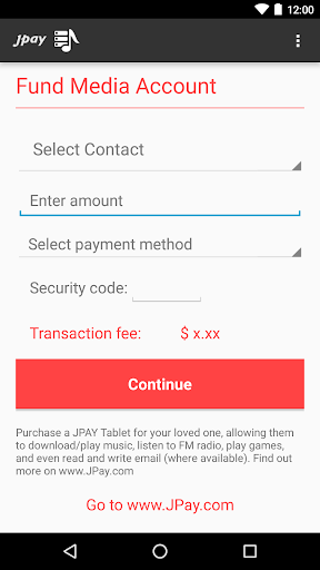 JPay screenshot