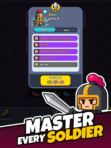 Tiny Warriors Rush - Idle TD screenshot