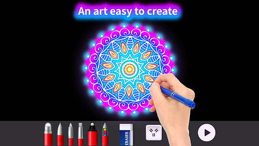 Doodle Master - Glow Art screenshot