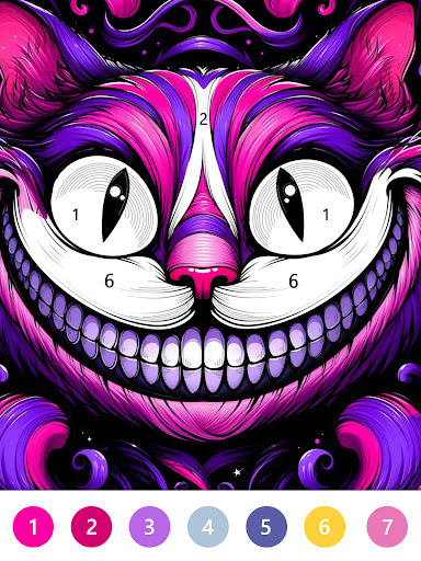 Macabre Color Paint By Number screenshot