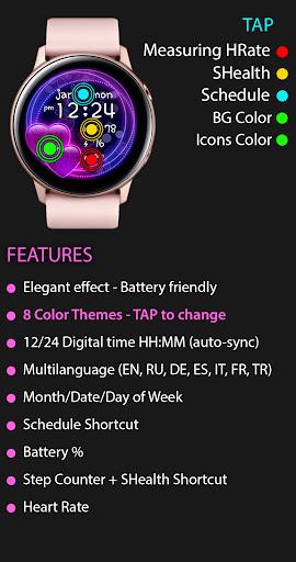 Sweet Hearts Watch Face screenshot