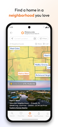 Homes.com Real Estate Search screenshot