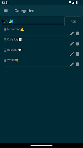 Notepad - simple notes screenshot