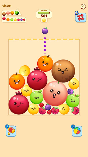 Fruit Merge-Juicy Melon Puzzle screenshot