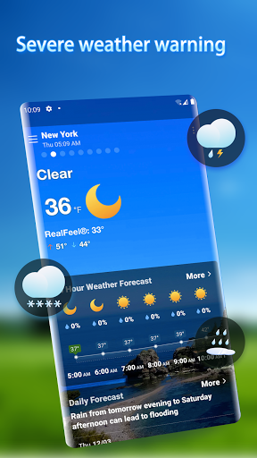 Local Weather Alerts - Widget screenshot