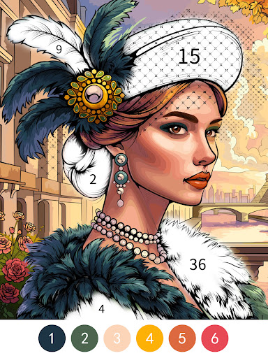 Vivid Color Paint By Number screenshot