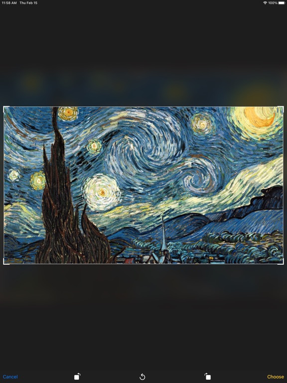 Frame Crop - Samsung Frame TV screenshot