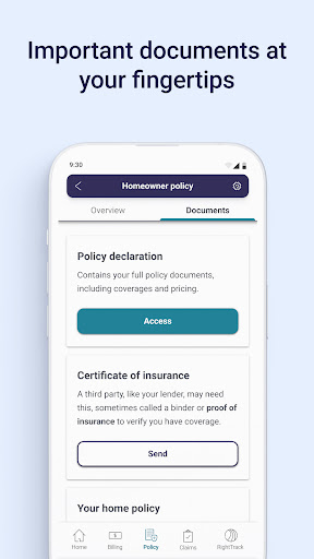 Safeco Mobile screenshot