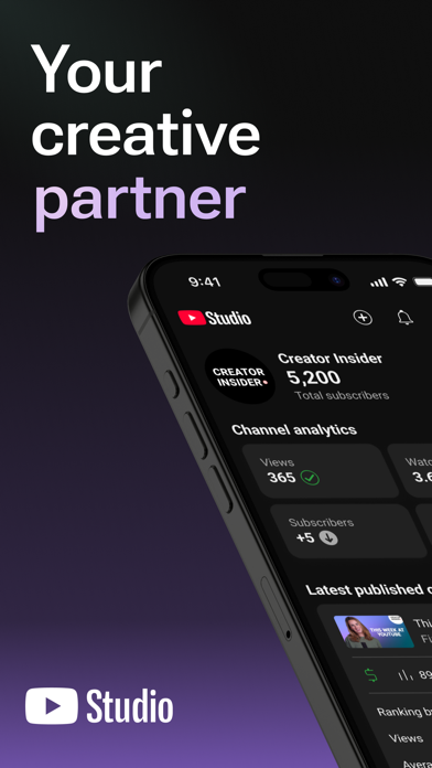 YouTube Studio screenshot