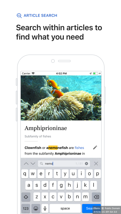 Wikipedia screenshot