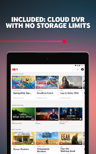 YouTube TV: Live TV & more screenshot