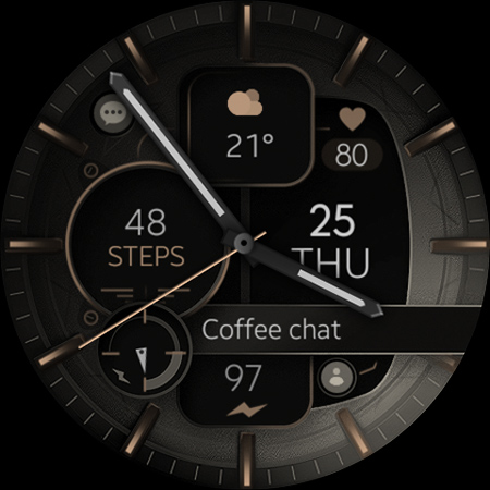 Dream 132 bronze watch face screenshot