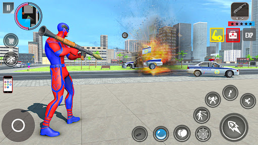 Spider Rope Action Game screenshot
