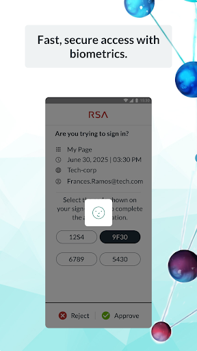 RSA Authenticator (SecurID) screenshot