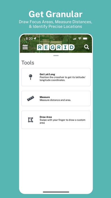 The Regrid Property App screenshot