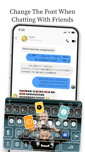 Font Keyboard: Text Fonts+ screenshot