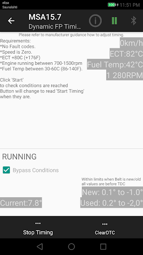 850 OBD-II screenshot