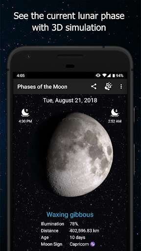 Phases of the Moon screenshot