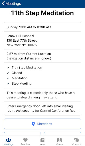 Meeting Guide screenshot