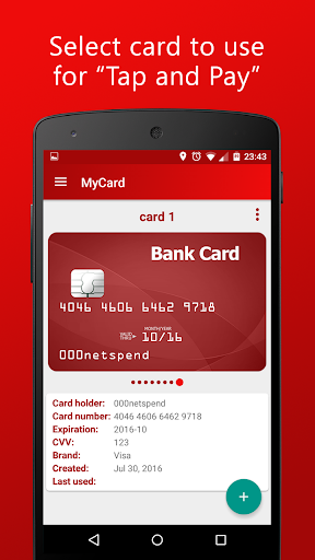 MyCard - Contactless Payment screenshot