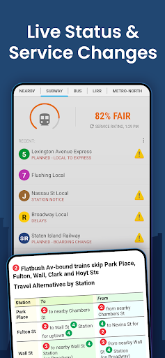 MyTransit NYC Subway & Bus MTA screenshot
