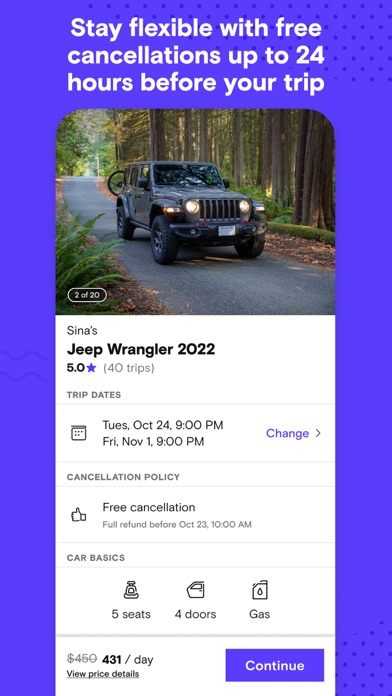 Turo — Car rental marketplace screenshot