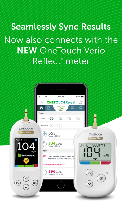 ​OneTouch Reveal® app screenshot