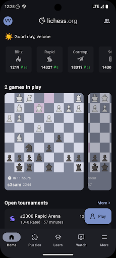 Lichess beta screenshot