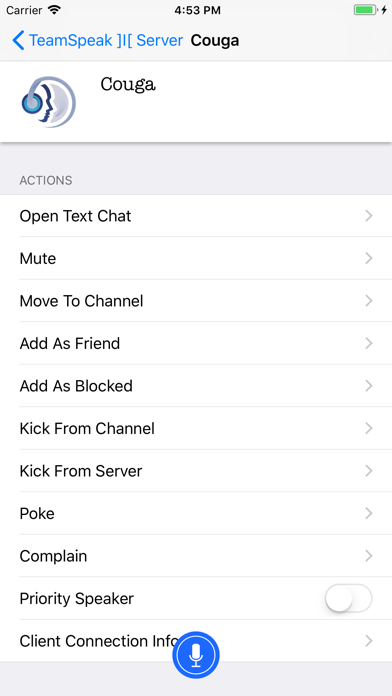 TeamSpeak 3 - Voice Chat screenshot