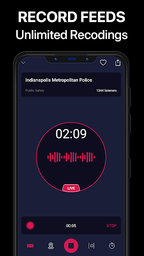 Police Scanner Pro - App screenshot