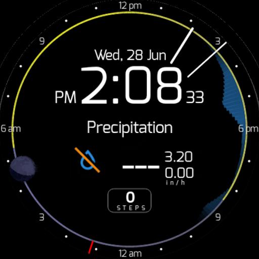 SkyHalo Weather for Wear OS screenshot