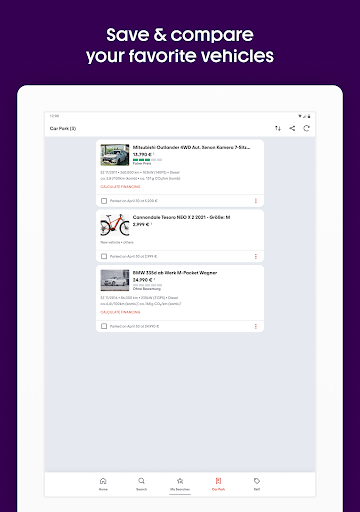 mobile.de - car market screenshot