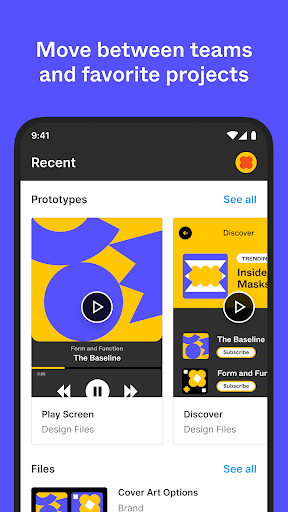 Figma: view. comment. mirror. screenshot
