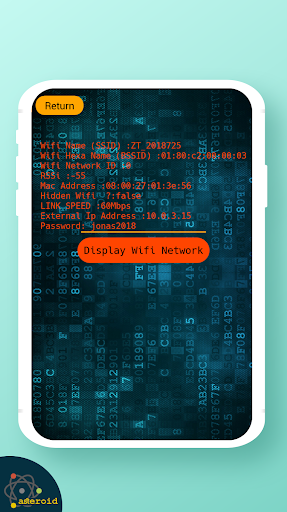 Connected Wifi Info screenshot