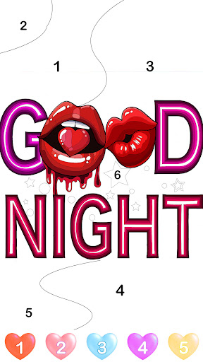 Graffiti Quote Color by number screenshot